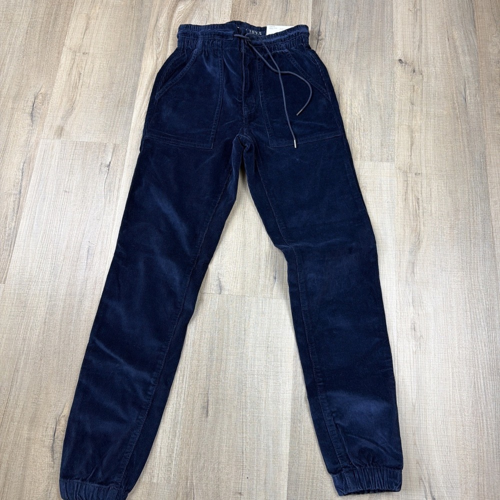 American Eagle‎ Corduroy Jogger Pants Womens 0 High Rise Stretch NWT Drawstring
